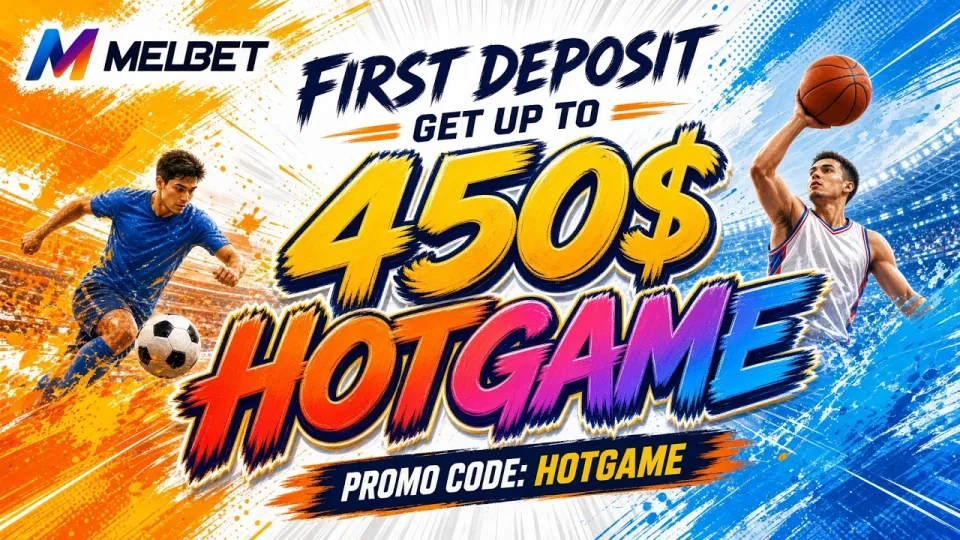 Melbet Promo Code HOTGAME Unlocks a $450 First Deposit Bonus When Entered at Registration